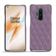 Coque cuir OnePlus 8 Pro - Lilas - Couture ( Nappa - Pantone 2645U ) 