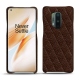Funda de piel OnePlus 8 Pro - Châtaigne - Couture ( Pantone 476C ) 