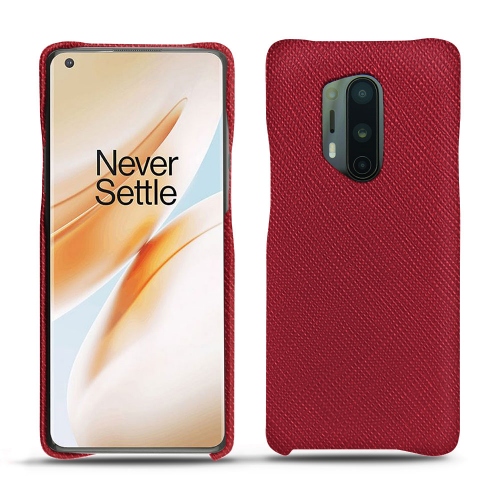 Leather shells for your OnePlus 8 ProRouge passion ( Pantone #a6192e ) 