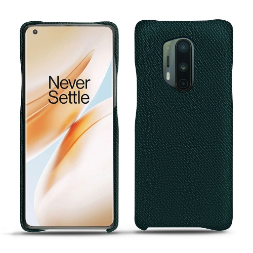 Conchas de cuero para su OnePlus 8 ProVert séduisant ( Pantone #1d3c34 ) 