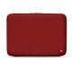 Housse cuir pour ordinateur portable 13' - Griffe 2 - Tomate ( Pantone 187C ) 