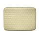 Custodia in pelle per computer portatile 13' - Griffe 2 - Beige - Couture ( Nappa - Pantone 7502C ) 