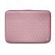 Custodia in pelle per computer portatile 13' - Griffe 2 - Rose - Couture ( Nappa - Pantone 2365C ) 