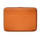 Housse cuir pour ordinateur portable 13' - Griffe 2 - Orange - Couture ( Nappa - Pantone 1495U ) 