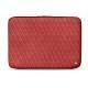 Housse cuir pour ordinateur portable 13' - Griffe 2 - Cerise vintage - Couture
