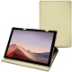Microsoft Surface Pro 7 leather case - Beige ( Nappa - Pantone 7502C ) 