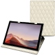 Custodia in pelle Microsoft Surface Pro 7 - Blanc - Couture ( Bologna - White ) 