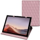 Housse cuir Microsoft Surface Pro 7 - Rose - Couture ( Nappa - Pantone 2365C ) 