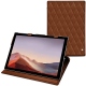 Capa em pele Microsoft Surface Pro 7 - Marron - Couture ( Nappa - Pantone 1615C ) 