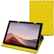 Capa em pele Microsoft Surface Pro 7 - Jaune fluo - Couture
