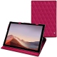 Housse cuir Microsoft Surface Pro 7 - Rose fluo - Couture
