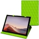 Lederschutzhülle Microsoft Surface Pro 7 - Vert fluo - Couture