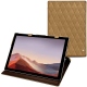Housse cuir Microsoft Surface Pro 7 - Sable vintage - Couture