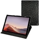 Housse cuir Microsoft Surface Pro 7 - Autruche nero