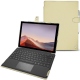 Microsoft Surface Pro 7 leather case - Beige ( Nappa - Pantone 7502C ) 