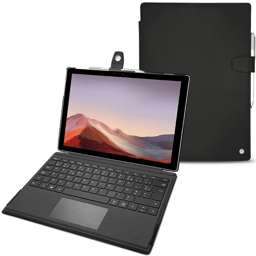 Custodia in pelle Microsoft Surface Pro 7
