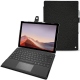 가죽 커버 Microsoft Surface Pro 7 - Ebène ( Sleek P C12 - Black ) 