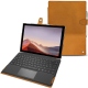Lederschutzhülle Microsoft Surface Pro 7 - Or Maïa ( Pantone 871C ) 