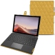 Microsoft Surface Pro 7 leather case - Mimosa - Couture ( Pantone 141C ) 