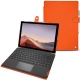 Housse cuir Microsoft Surface Pro 7 - Orange fluo
