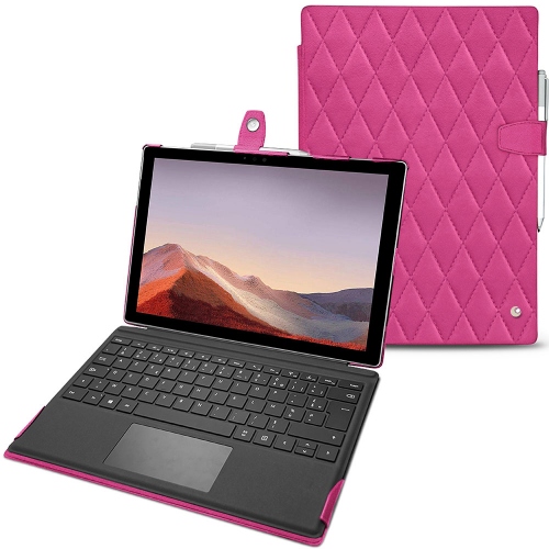 Funda de piel Microsoft Surface Pro 7Rose BB - Couture ( Pantone #DB599F )