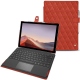 Custodia in pelle Microsoft Surface Pro 7 - Arange clouquié - Couture