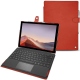 가죽 커버 Microsoft Surface Pro 7 - Arange clouquié