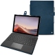 Microsoft Surface Pro 7 leather case - Blu mediterran
