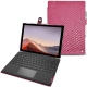 Lederschutzhülle Microsoft Surface Pro 7 - Serpent ciclamino