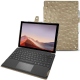 Custodia in pelle Microsoft Surface Pro 7 - Autruche desert
