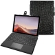 Funda de piel Microsoft Surface Pro 7 - Autruche nero