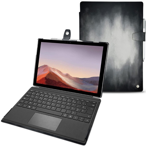 Housse cuir Microsoft Surface Pro 7Gris Patine