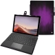 Microsoft Surface Pro 7 leather case - Violet Patine