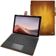 Housse cuir Microsoft Surface Pro 7 - Doré Patine