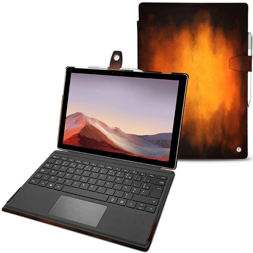 レザーケース Microsoft Surface Pro 7Fauve Patine