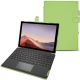 Housse cuir Microsoft Surface Pro 7 - Vert olive PU