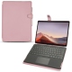 Microsoft Surface Pro X leather case - Rose ( Nappa - Pantone 2365C ) 