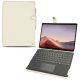 レザーケース Microsoft Surface Pro X - Blanc (  Nappa - White ) 