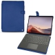 Microsoft Surface Pro X leather case - Bleu océan ( Nappa - Pantone 293C ) 