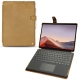 Housse cuir Microsoft Surface Pro X - Sable vintage ( Roughtcut - Gaucho#57254 ) 