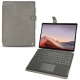Microsoft Surface Pro X leather case - Acier vintage ( Pantone 403C ) 