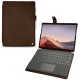 Lederschutzhülle Microsoft Surface Pro X - Châtaigne ( Pantone 476C ) 