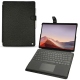 Custodia in pelle Microsoft Surface Pro X - Ebène ( Sleek P C12 - Black ) 