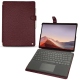Microsoft Surface Pro X leather case - Lie de vin ( Pantone 5115C ) 