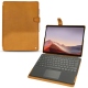 Microsoft Surface Pro X leather case - Or Maïa ( Pantone 871C ) 