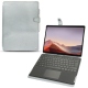 Custodia in pelle Microsoft Surface Pro X - Platinium ( Pantone 877C ) 