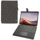Microsoft Surface Pro X leather case - Anthracite - Couture ( Pantone 424C ) 