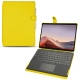 Capa em pele Microsoft Surface Pro X - Jaune fluo