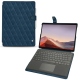 Lederschutzhülle Microsoft Surface Pro X - Blu mediterran - Couture