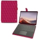 Housse cuir Microsoft Surface Pro X - Rose fluo - Couture